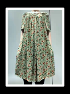 Dress Fuji Baju Atasan Wanita Terbaru Jumbo Kerut Dada Bahan Jersey Korea
