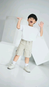 Maryland I Celana Pendek Anak Cargo Usia 8 Bulan-12 Tahun Material Twill Ristop Size XS-XXXL