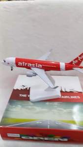 Air Asia Airbus 320 Diecast Aircraft Model Toy Collection Detailed Replica for Collectors High-Quality Airline Model with Landing gear