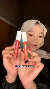 Batrisyia Herbal Lip Cream Matte Long Lasting / Lip Cream Batrisyia Shopping Time / First Date / Girl Night / Wedding Guest