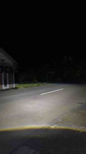 Lampu depan VEGA ZR biledBILET MATRIX X1 ring bulat ukuran 4 inc cahaya asli biled