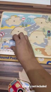 Tooky Toy Animal or Vehicle Chunky Sound Puzzle by EducratePH