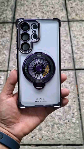 Soft Hard Case Samsung Galaxy S25 Ultra / S25 / A55 5G / A35 5G / A25 5G / A15 / A54 5G / A34 5G / S24 FE / S21 FE Magsafe Clear Case Ring Design premium anti crack standing shocprof Casing Cover