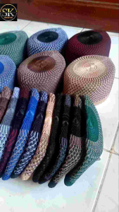 Peci Songkok Spon Rajut Oval Dewasa // Kopiah Haji Super Premium Oleh-oleh-Souvenir-tahlilan