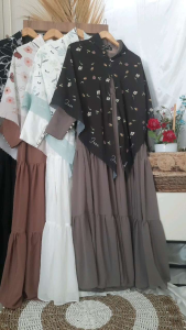 Fateena Flower Brownblackwhite choco by joza arina