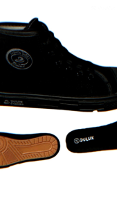 Sepatu Sekolah Hitam Polos Dan Hitam putih Untuk Anak SD SMP Dan SMA