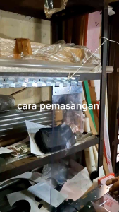 PVC CURTAIN BLUE KLEAR 2MM X 20CM X 25M