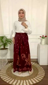 Sarung wayang sedeku santriwati /sarung remaja putri / sarung motif wayang