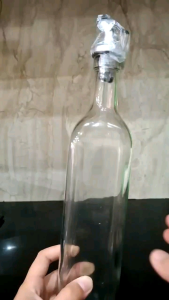 TEMPAT BOTOL MINYAK GORENG BAHAN KACA 800 ML/BOTOL OLIVE OIL SERBAGUNA 1 PCS