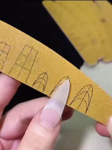 Dũa form móng có thước đo form móng chuẩn size đều móng độ bền nhám cao