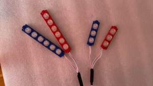 Sepasang Led Modul Kolong 3 & 6 Mata Nyala Kedip 12/24 Volt