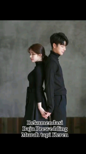 Kaos turtle gaya Korea polos lengan panjang leher tinggi turtleneck pria hitam