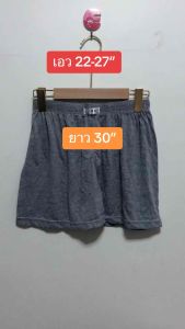 กางเกง บ๊อกเซอร์ (ร้านคละลายให้ 3 ตัว) ผ้าบางมาก บางตัวก็หนามองไม่เห็นทางร้านจะคละให้บางและหนา เสื้อผ้าแฟชั่น ผ้ายืด