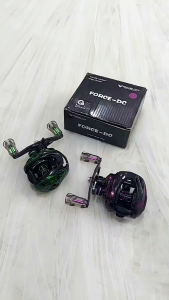 Reel bc oncak force DC handle carbon 18+1bb max drag 10kg / reel bait casting body painting drag clicker triangle brass line roller