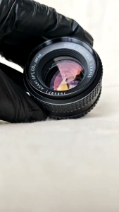 เลนส์มือหมุน SMC Takumar 55mm f1.8 MF Standard Lens Mount M42 หน้าเลนส์ 49 มม. พร้อมฝาหน้า ท้าย