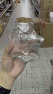 APPN (1ชุดได้2ใบ มีคลิปรีวิว)โหล โหลแก้ว โหลแก้วรูปดาว ขวดแก้วรูปดาว มีฝาปิดไม้ เก็บของ ใส่เครื่องประดับ ตกแต่งบ้าน 10.5cm ไซส์S (1216191217)