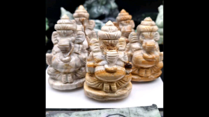 พระพิฆเนศ เทพเจ้าแห่งความสำเร็จ แกะสลักจากหินแท้