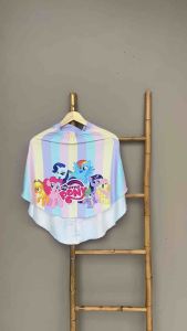 Bergo Printing Anak Motif Little Ponny / Hijab Instan Anak
