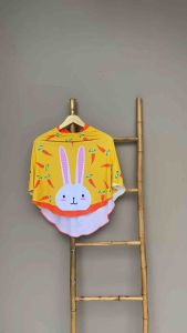 Bergo Printing Anak Motif Kelinci / Hijab Instan Anak
