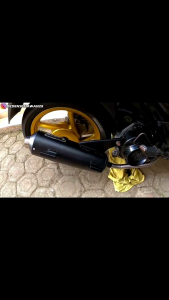 Knalpot Copy CMS Suara Bas Adem untuk Motor Vario & Beat