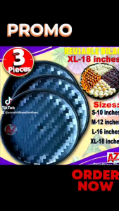 3 pcs Plastic Bilao Reusable Size Small Medium Large Extra Large food graded plastic
