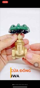 [Hàng Loại 1] Van Cửa - Van Khoá Tổng Tay Xoay 360 Độ - Van Đồng Thau Tay Xoay Dùng Lá Chặn Để Khóa Nước
