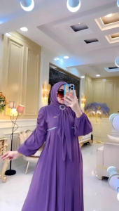 REALPICT COD PREMIUM GAMIS UMAIRA FREE HIJAB SEGI 4 BAHAN  CERUTY MIX BRUKAT PREMIUM LD 110 PB 140 TERBARU TERMURAH BEST SELLER TANGAN PERTAMA KONVEKSI GAMIS PESTA GAMISPREMIUM