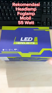 Lampu Utama Mobil Foglamp Led Mobil H4 H8 H9 H11 H16 HB3 HB4 55 Watt CSP 3570 Bergaransi