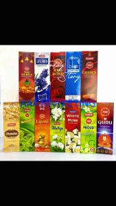 SANDESH AGARBATHI INCENSE STICKS (Chandan Mallige Laxmi Nav Durga Lavender Marikolunthu Chance Madurai Meenakshi Champa Red Rose Parrot Proud Patchouli)