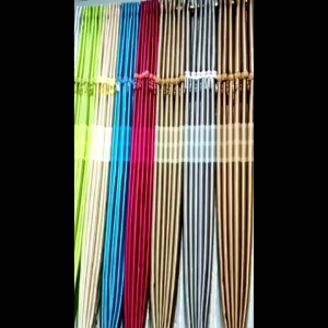 Gorden Pintu Jendela Bahan Blackout Premium Tebal Model Poni Gabung 6 Gelombang 12 Lubang Smokring Kode Tiramizu Cozy
