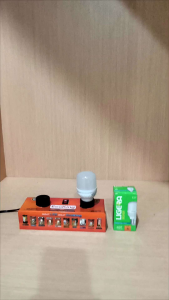 LIGERA SILVER 6W lampu LED Bulb cahaya putih 6500K fiting E27