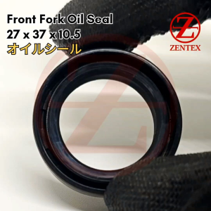 FRONT FORK OIL SEAL 27 X 37 X 10.5 FOR HONDA TMX 125 / RUSI TC 125 MOTORCYCLE (51490-KSW-900) (1 PC ONLY)
