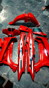 TERMURAH!!! Cover Body Fiz R F1z R Fiz r fullset warna merah candy merah ferari Cover Body full Set Halus YAMAHA F iz R merah ferari