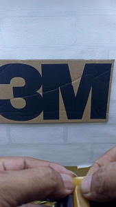 Doubletip 3M original super kuat Coklat kualitas diatas VHB. 8-10 mm × 25 meter