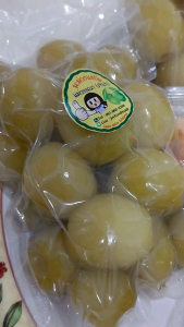 พุทรานมสดแช่อิ่ม (ไร้เม็ด) 500 กรัม พร้อมพริกเกลือ