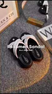Ameera by Mikayla Sandal Wedges Wanita Silang Slip On Terbaru Empuk Nyaman Digunakan