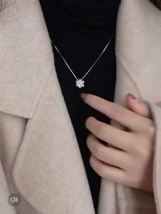 ✨พร้อมส่ง สร้อยคอเงินแท้จี้เพชร Diamond Snow สร้อยคอเพชร สร้อยคอผู้หญิง สร้อยเงินแท้ สร้อยจี้เพชร สร้อยเพชรออกงาน ใส่ได้ทุกโอกาส ของขวัญแทนใจ ของขวัญสุดประทับใจ พร้อมส่ง!!!