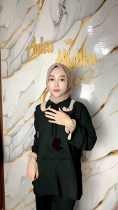 Blouse Korea / Blouse Korean Style / Atasan Blus Wanita / Blouse Pita /Korean Blouse Ruffle/Blouse Wanita Remaja Polos Rempel