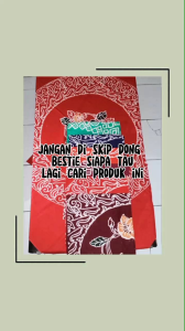 TAPLAK MEJA TAPLAK RUANGTAMU TAPLAK MEJA KANTOR MOTIF BUNGA BUNDAR KHAS PEKALONGAN