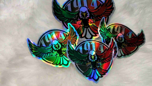 "1914" (INC) Holographic Car Sticker (High Quality) Water Proof Stickers No Fade
