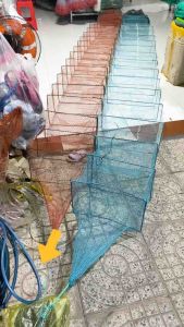 Lú dây bát quái 18 khung 30 x 50cm dài 5 mesh Bắt Tôm Fishing Bắt Cá