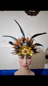 ikat bulu dayak/papua untuk anak-dewasa