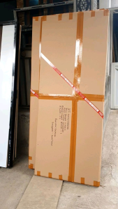 KUSEN PINTU ALUMUNIUM WARNA HITAN DAN PUTIH