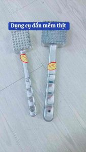 Dụng cụ đập thịt giúp mềm thịt  tán đều miếng thịt có hai kích thước dễ lựa chọn phù hợp cho gia dình