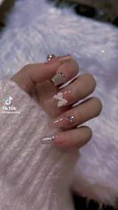 Cham nail hoa hồng  hoa nhí siêu hot trang trí móng