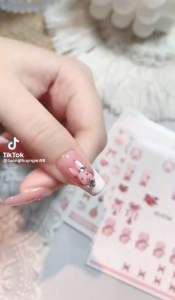 Sticker hình dán nail hoạt hình siêu HOT