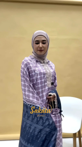 Sakata - Mukena Dewasa Traveling Katun Renda Bordir Strimin Rose Katun