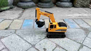 Ekskavator Remote Control RC Excavator Beko Remot 6 Channel Skala 1:24 Bahan Paduan Heavy Digger Mainan Anak/mobil RC truck beko/mainan murah