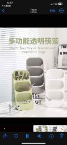 3-Layer Slanted Multi Purpose Organiser For Stationery Cosmetics Brushes Coffee Satchels Sticks Capsules Tea Bags Kitchen Utensils Space-Saving Storage Rack For Student Dorm And Office Desk