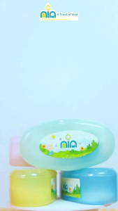 KOTAK BEDAK BAYI + FREE POK2 BEDAK 2PCS / TEMPAT BEDAK BAYI ANTI PECAH TEBAL